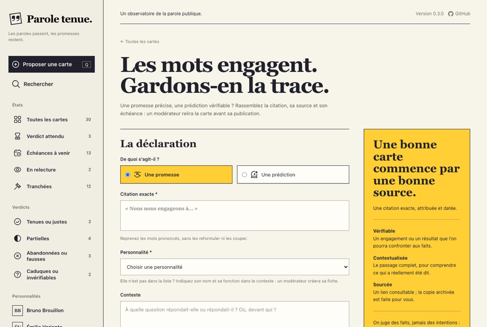 Capture 4 de Parole tenue